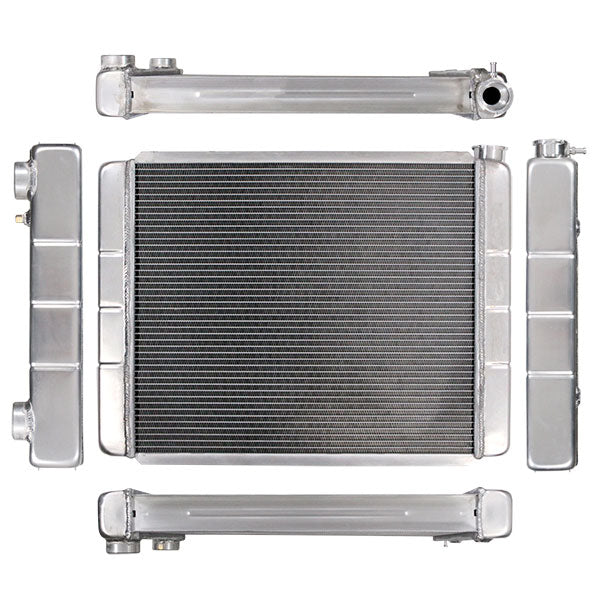 Race-Pro-Radiator---26-X-19-Double-Pass-Ls-Conversion-With-Threaded-Connections