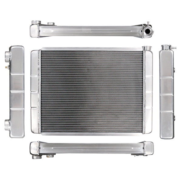 Race-Pro-Radiator---28-X-19-Double-Pass-Ls-Conversion-With-Threaded-Connections