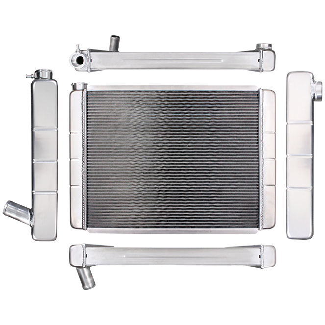 Race-Pro-Radiator---28-X-19-Gm-Radiator-With-Threaded-Inlet-Connection