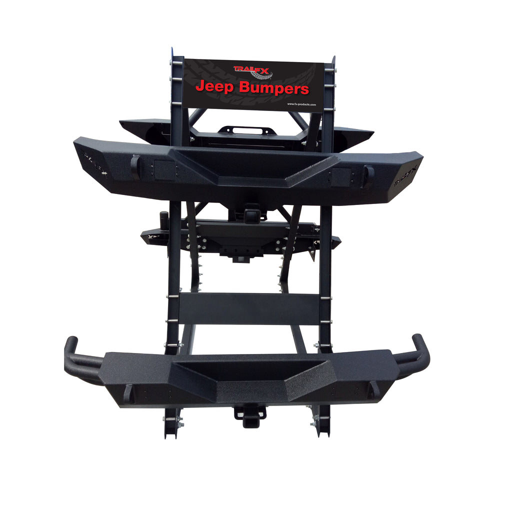 Rack-Display-Holds-Jeep-Bumpers-No-Product-Included