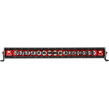 Load image into Gallery viewer, Radiance-Plus-Led-Light-Bar,-Broad-Spot-Optic,-30-Inch-With-Red-Backlight