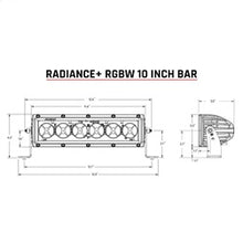 Load image into Gallery viewer, Rigid Industries 210053 Radiance+10 Inch RGBW Light Bar