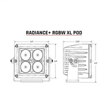 Load image into Gallery viewer, Rigid Industries 322053 Radiance+Pod XL RGBW ; Pair