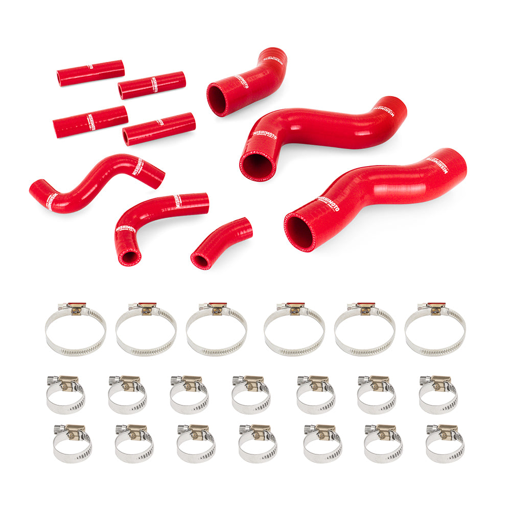 Radiator--Heater-Hose-Kit,-Fits-Toyota-Land-Cruiser-4.5L-1992-1997,-Red