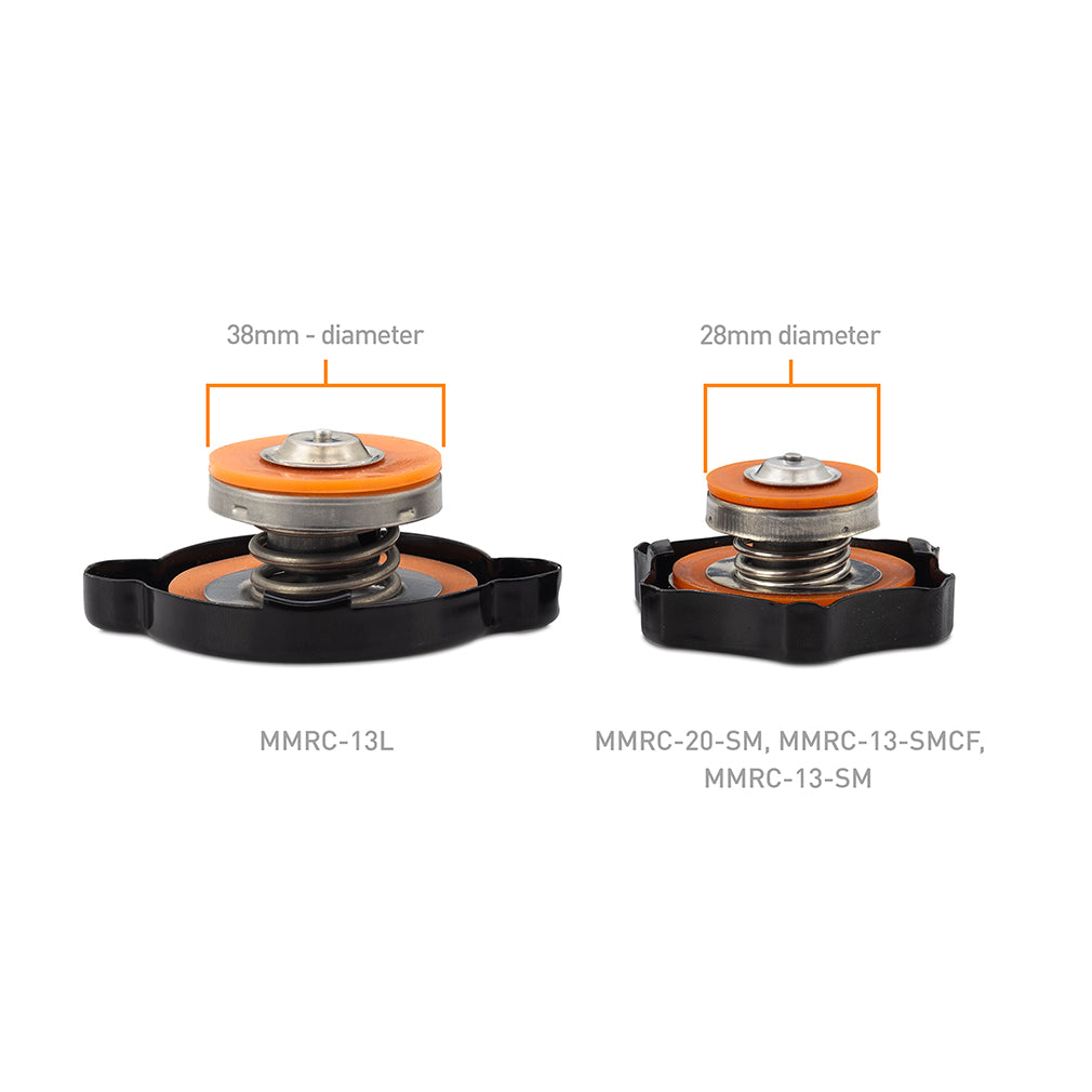 Mishimoto MMRC-13-SMCF Carbon Fiber 1.3 Bar Radiator Cap, Small
