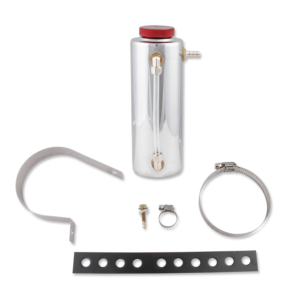 Radiator-Fluid-Reservoir--Recovery-Tank---Polished-Aluminum