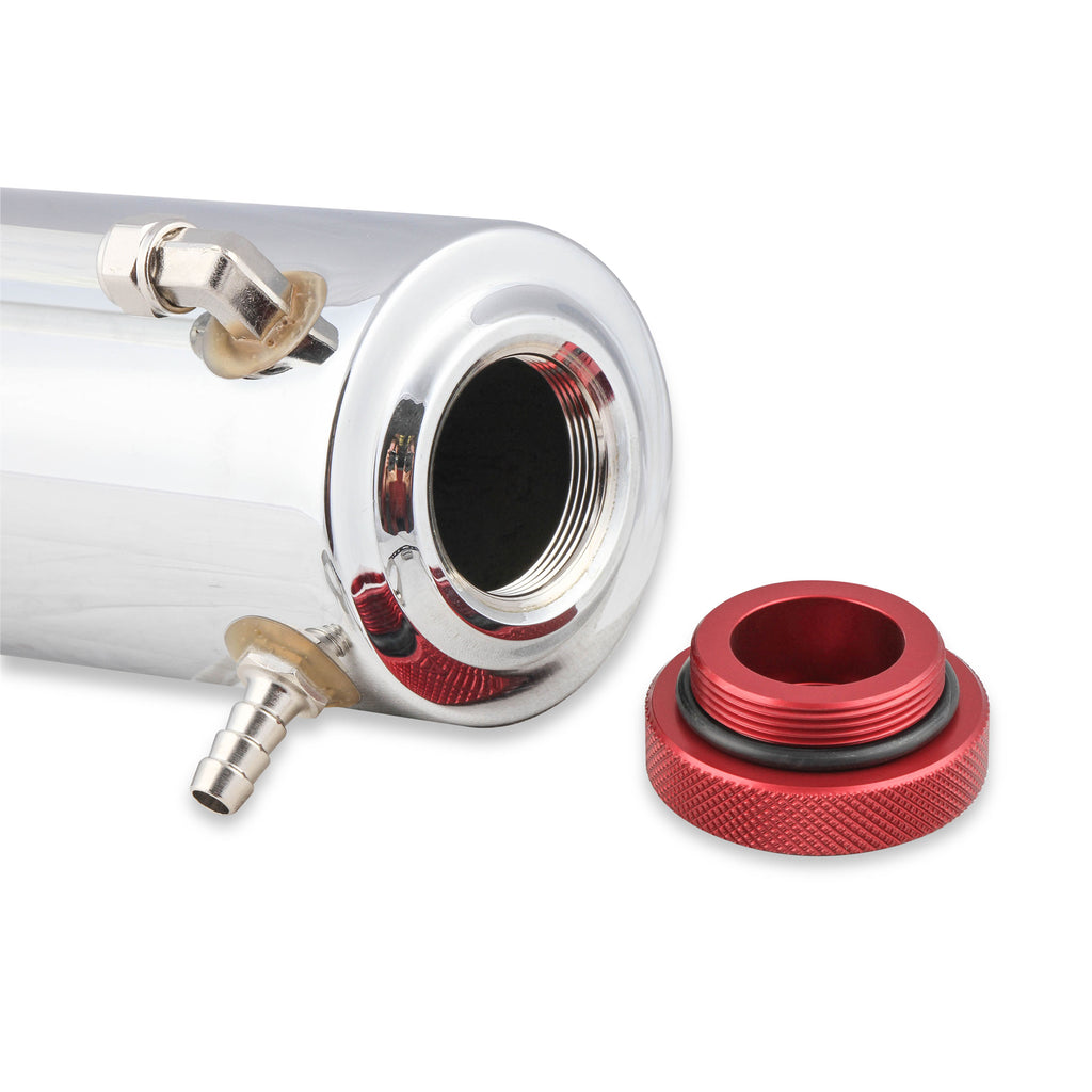 Radiator-Fluid-Reservoir--Recovery-Tank---Polished-Aluminum