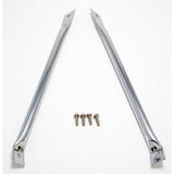 Trans-Dapt 9175 Radiator support bars; 1967-69 Camaros and Firebirds (Pr)-CHROME