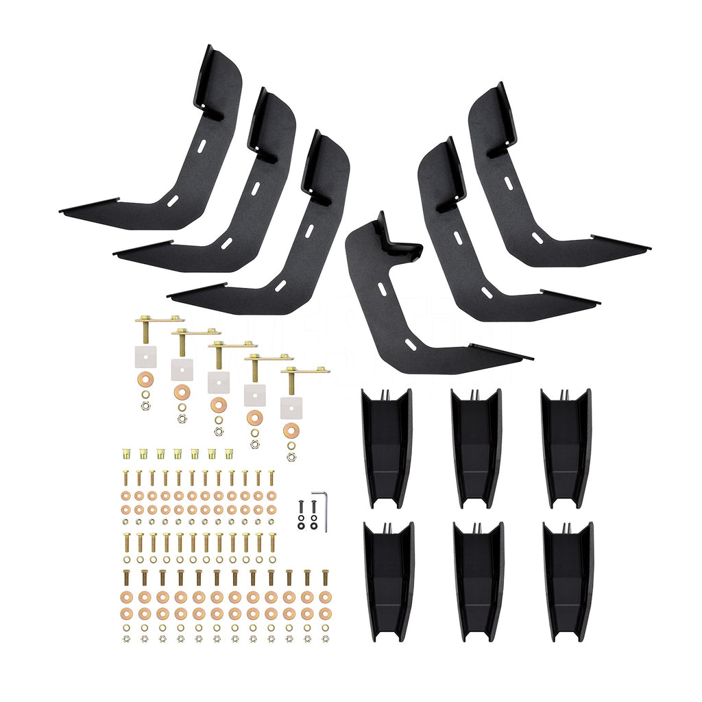 Ram-09-18-1500-(Incl.-19-21-Classic)--09-21-25003500-Crew-Cab-R5-Xd-Nerf-Step-Bars---Black