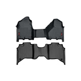 Rough Country M-31530 RAM 2500 Heavy Duty Floor Mats Front/Rear Crew Cab Bench Seats For 19-Pres RAM 2500