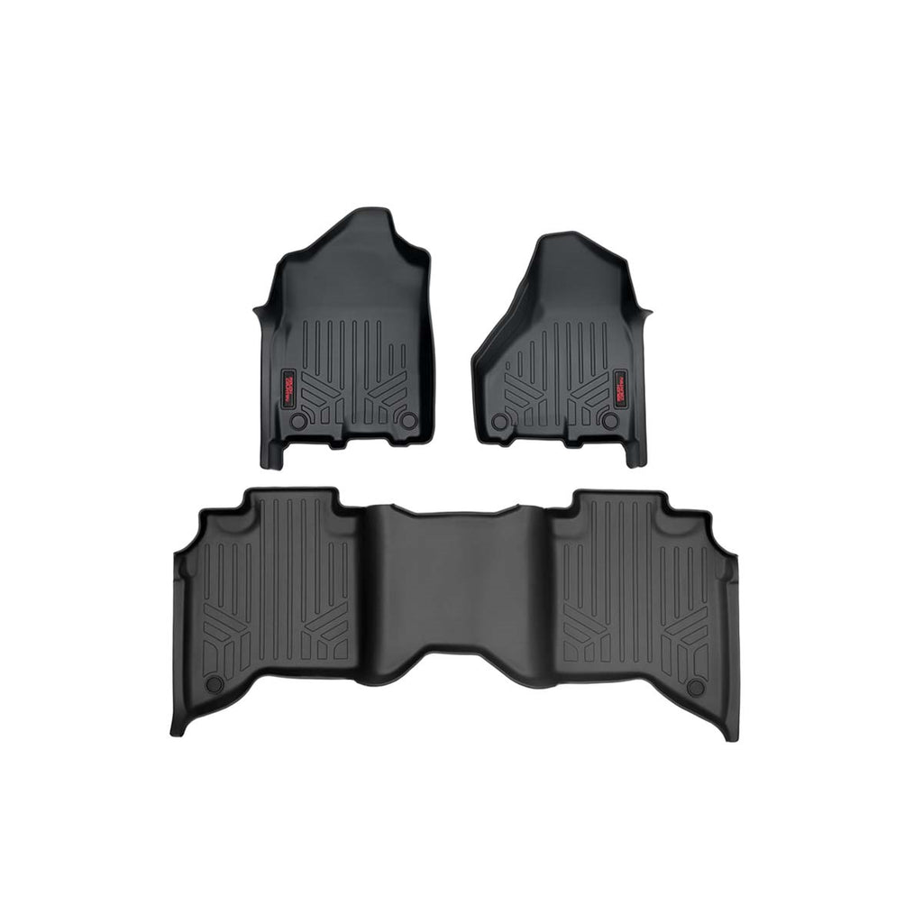 Ram-2500-Heavy-Duty-Floor-Mats-FrontRear-Crew-Cab-Bucket-Seats-For-19-Pres-Ram-2500-Rough-Country