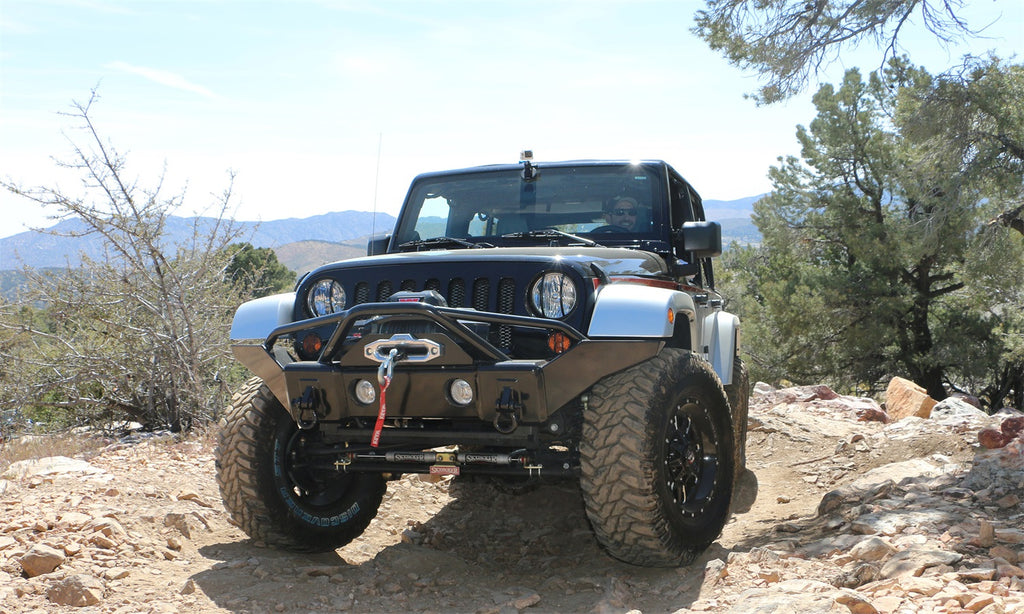 Rampage 88510 Front Recovery Bumper for Select Jeep Wrangler, Jeep Wrangler JK