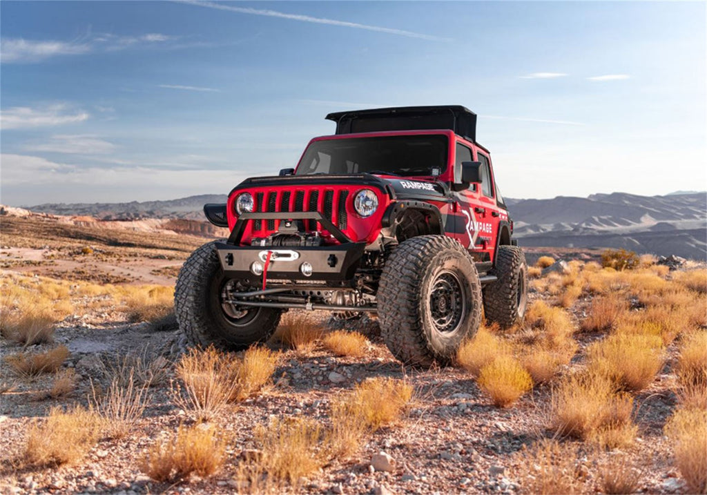 Rampage 139435 Trailview Frameless Soft Top for Select Jeep Wrangler