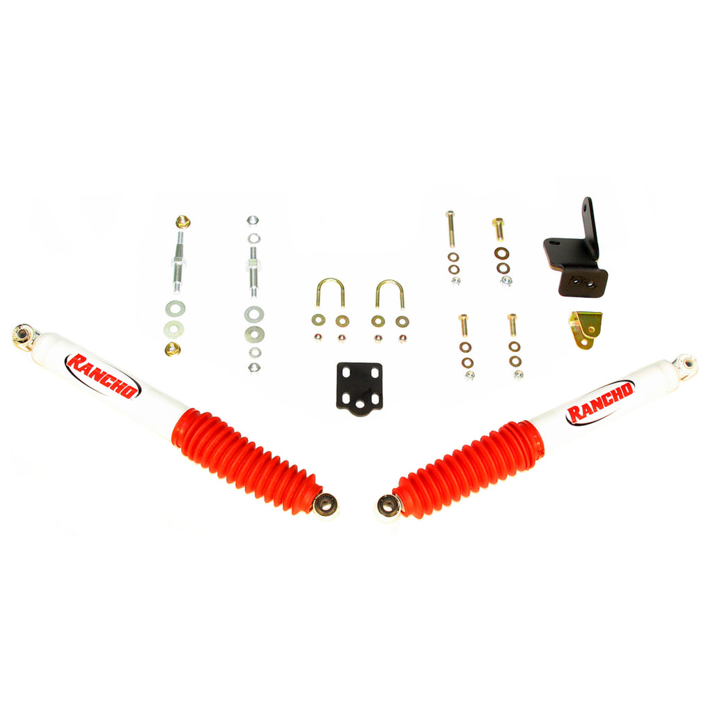 Rancho-06-08-Dodge-Pickup--Ram-1500-12-Ton-Front-Steering-Stabilizer-Kit