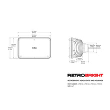 Load image into Gallery viewer, Rb-Headlight-Modern-White-4X6-Rect
