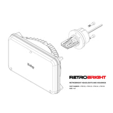 Load image into Gallery viewer, Rb-Headlight-Modern-White-4X6-Rect