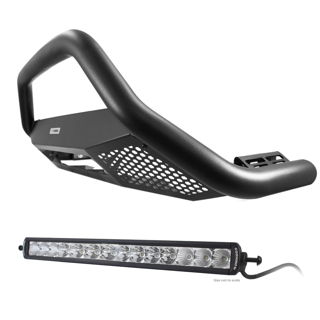 Rc4-Lr-Bull-Bar-With-Mounting-Brackets,-Single-Row-20-Light-Bar-Kit