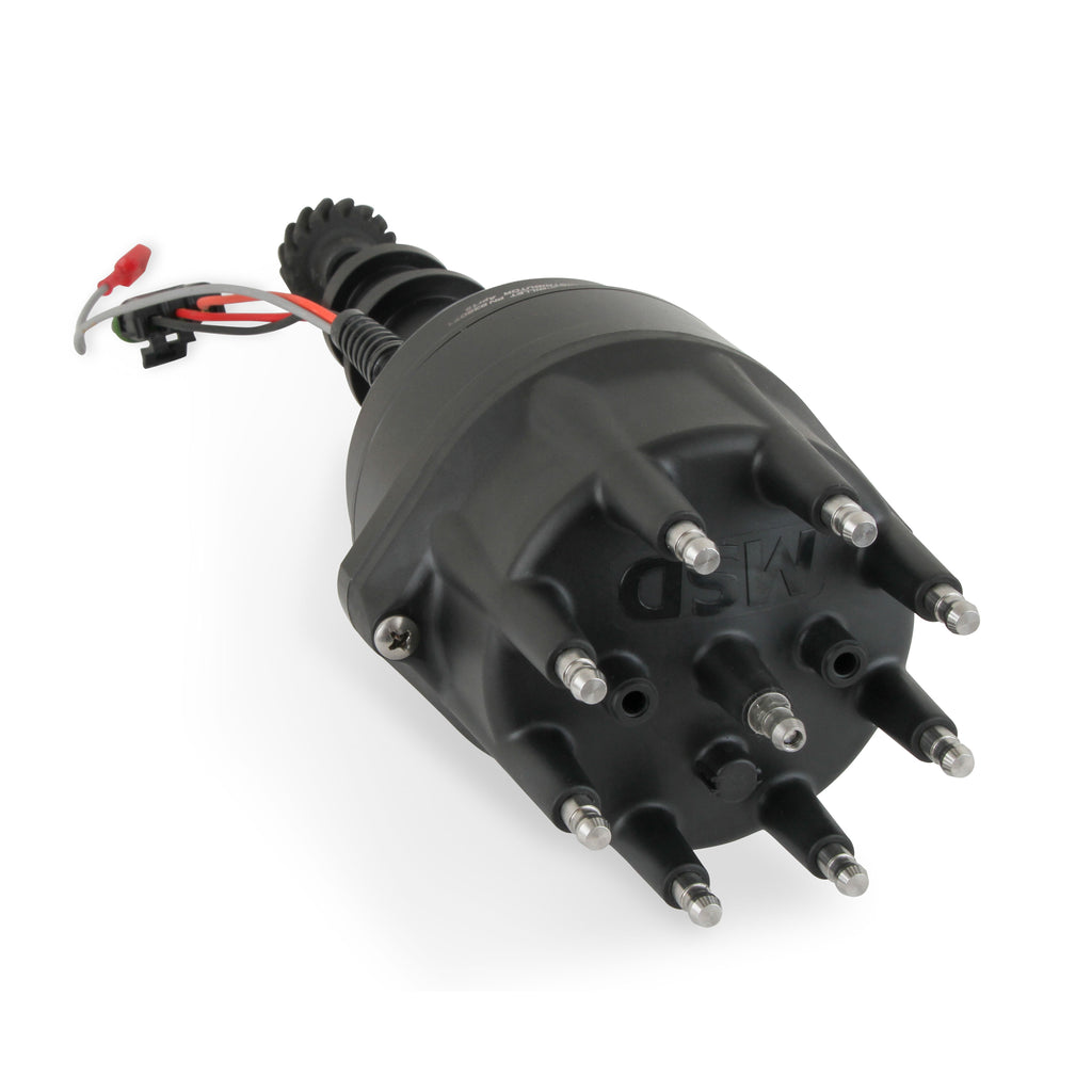 Ready-To-Run-Black-Marine-Distributor-Ford-351C-460,-Steel-Gear