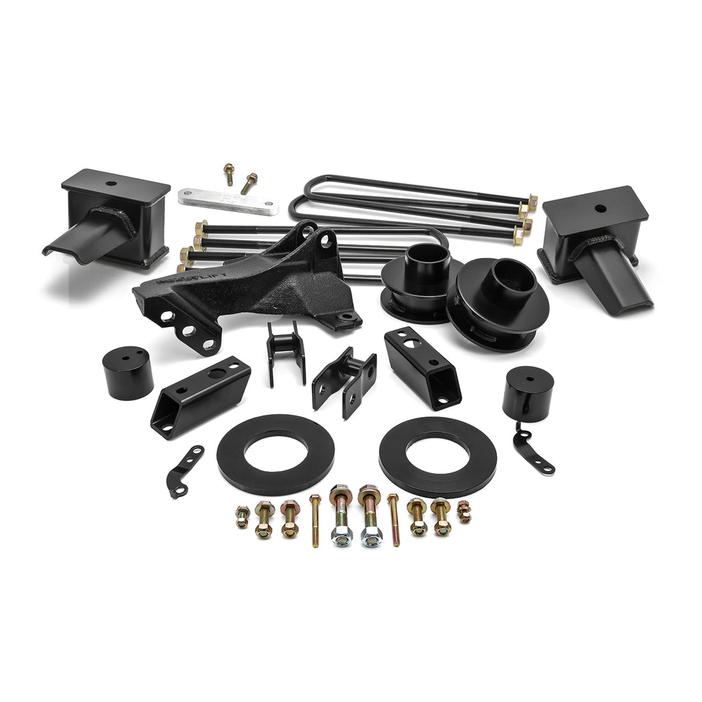 Readylift-2.5-Lift-Kit-With-4-Tapered-Rear-Block-;-17-23-Super-Duty-Gas-Or-Diesel-With-1-Piece-Driveshaft