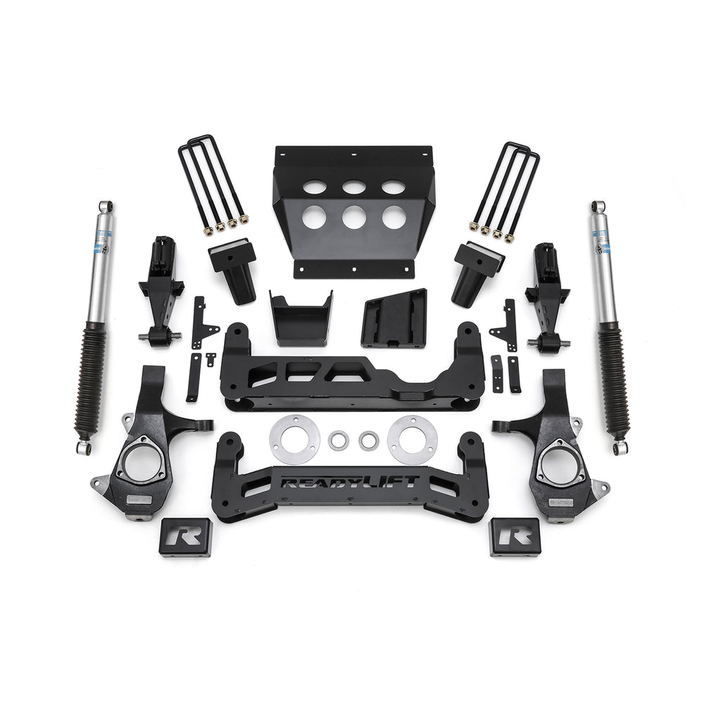 Readylift-Lift-Kit-7-14-18-SilveradoSierra-1500-Gas-;-With-Cast-Steel-Oe-Upper-Control-Arms-;-Includes-Bilstein-Shocks-;-Lift-Kits-6.5-8-Inch