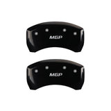 MGP 10010RMGPBK Rear Set of 2: Black finish, Silver