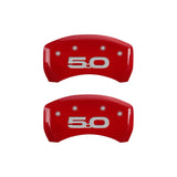 MGP 10203RM52RD Rear Set of 2: Red finish, Silver Mustang / 5.0 (2015)
