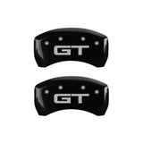 MGP 10203R2MGBK Rear Set of 2: Black finish, Silver Mustang / GT (2015)
