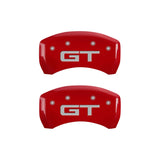 MGP 10203R2MGRD Rear Set of 2: Red finish, Silver Mustang / GT (2015)