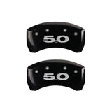 MGP 10010RM50BK Rear Set of 2: Black finish, Silver Mustang / 5.0 (2011)