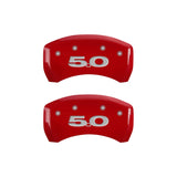 MGP 10010RM50RD Rear Set of 2: Red finish, Silver Mustang / 5.0 (2011)