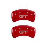 MGP 10010RMGTRD Rear Set of 2: Red finish, Silver Mustang / GT