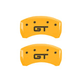 MGP 10010RMGTYL Rear Set of 2: Yellow finish, Black Mustang / GT
