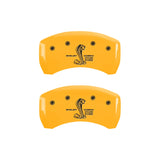 MGP 10010RGT5YL Rear Set of 2: Yellow finish, Black GT500 Shelby (Rear Only)