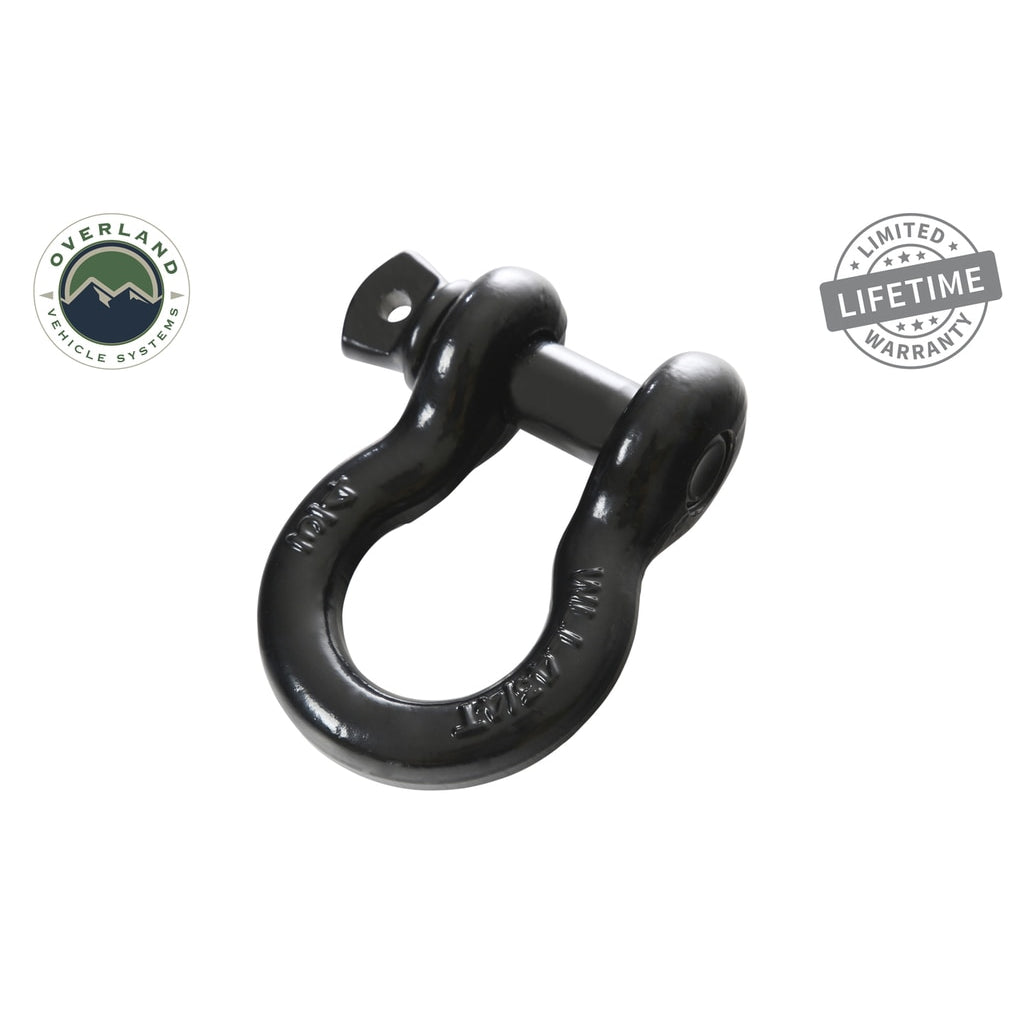 Recovery-Shackle-34-Inch-4.75-Ton-Steel-Gloss-Black-Overland-Vehicle-Systems
