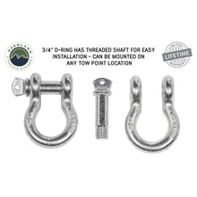 Load image into Gallery viewer, Recovery-Shackle-34-Inch-4.75-Ton-Steel-Zinc-Overland-Vehicle-Systems