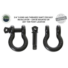 Load image into Gallery viewer, Recovery-Shackle-34-Inch-4.75-Ton-Steel-Gloss-Black-Overland-Vehicle-Systems