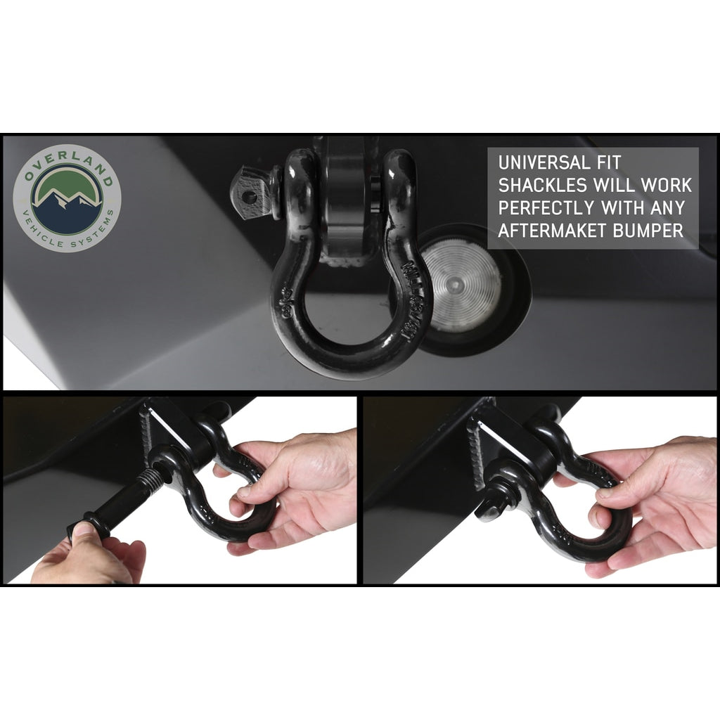 Recovery-Shackle-34-Inch-4.75-Ton-Steel-Gloss-Black-Overland-Vehicle-Systems