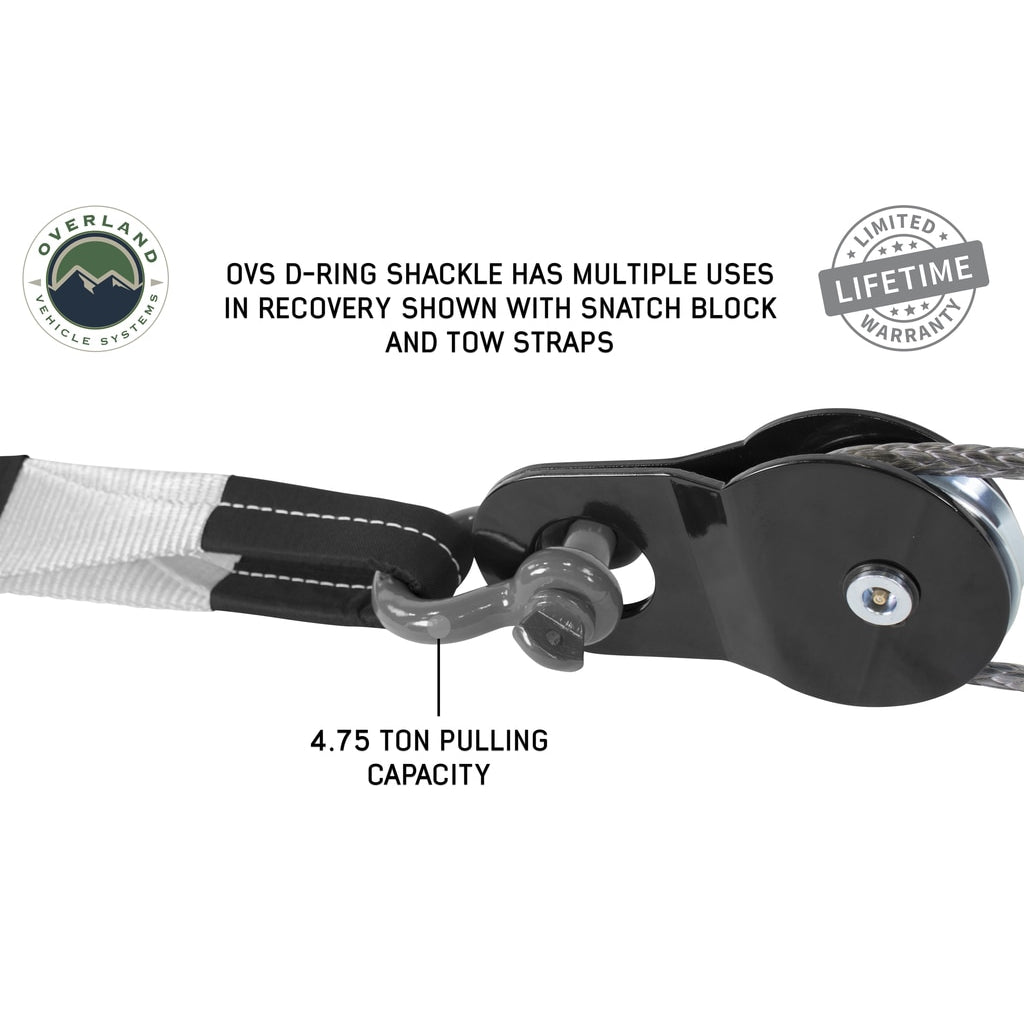 Recovery-Shackle-34-Inch-4.75-Ton-Gray-Universal-Overland-Vehicle-Systems