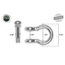 Load image into Gallery viewer, Recovery-Shackle-34-Inch-4.75-Ton-Steel-Zinc-Overland-Vehicle-Systems