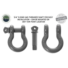 Load image into Gallery viewer, Recovery-Shackle-34-Inch-4.75-Ton-Gray-Universal-Overland-Vehicle-Systems