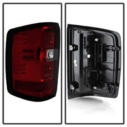 Red-Clear-Light-Bar-Led-Taillights-;-16-18-Silverado-1500-16-19-25003500-;-For-Models-With-Factory-Led-Taillights