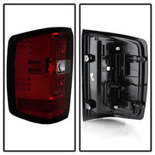 Load image into Gallery viewer, Red-Clear-Light-Bar-Led-Taillights-;-16-18-Silverado-1500-16-19-25003500-;-For-Models-With-Factory-Led-Taillights