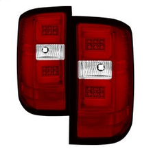 Load image into Gallery viewer, Red-Clear-Light-Bar-Led-Taillights-;-16-18-Silverado-1500-16-19-25003500-;-For-Models-With-Factory-Led-Taillights