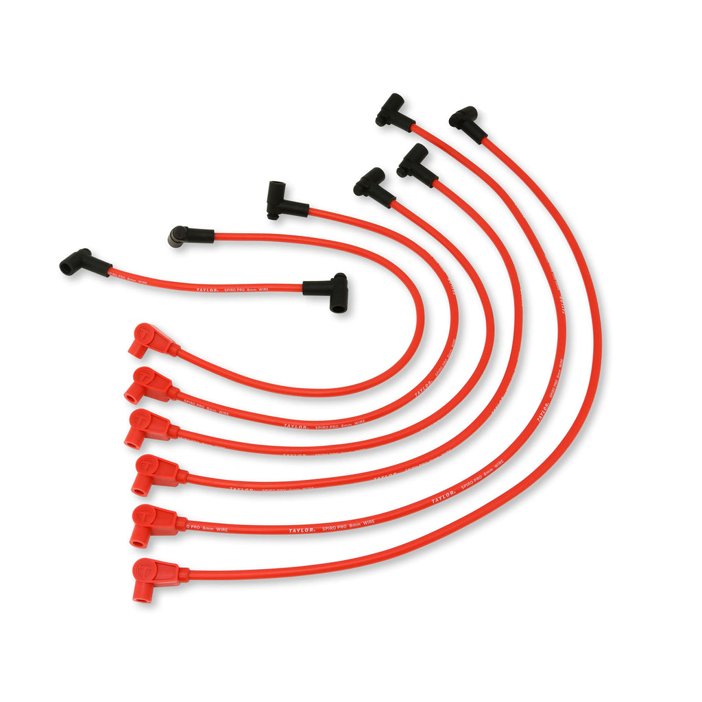 Red-Spiro-Pro-6-Cylinder-Plug-Wire-Set