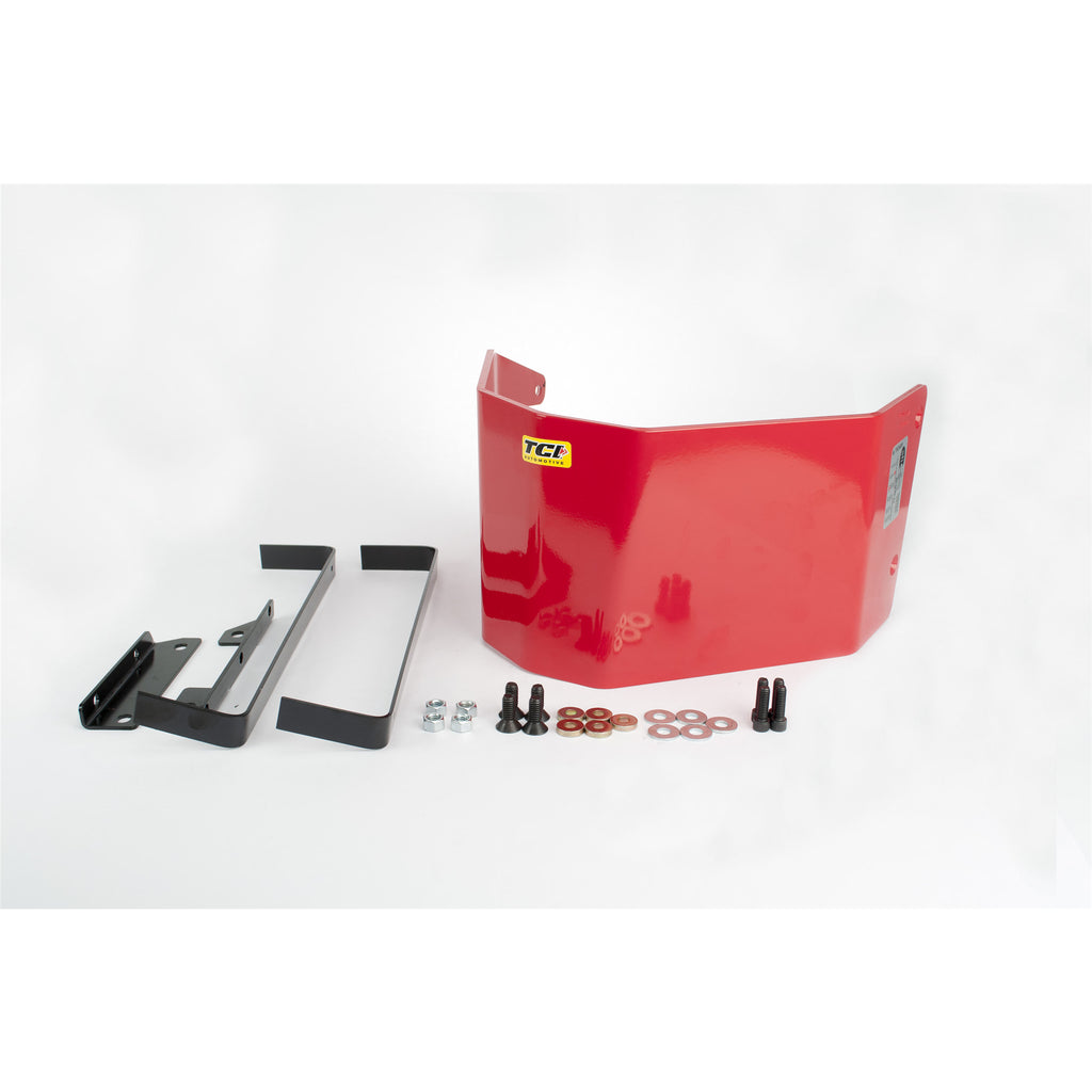 Red-Th400-Aluminum-Transmission-Shield.
