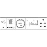 Hella 007837071 Temperature-Switches
