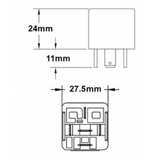 Load image into Gallery viewer, Relay-12V-2040A-Spdt-Res