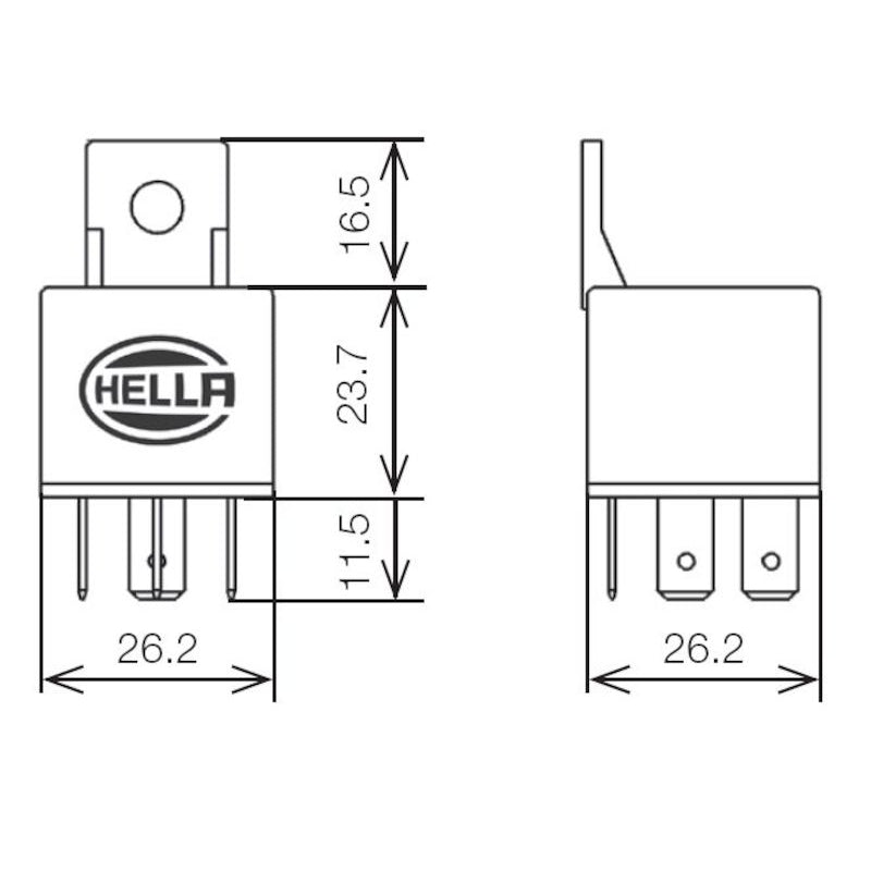 Relay-Mini-Iso-5-Pole-12V-Spdt-Bkt
