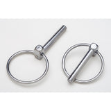 Trans-Dapt 9670 Replacement 1/4 in. FLIP-OVER PINS (1 Pr)-CHROME