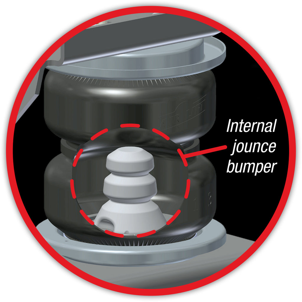 Replacement-Air-Spring---Loadlifter-5000-Ultimate-Bellows-Type-W-Internal-Jounce-Bumper